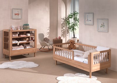 Chambres complètes-Combinaison de chambre d'enfant Forrest Oak 3-chêne-Vipack-mailleux-1