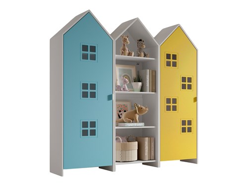 Chambres complètes-Combinaison de chambre d'enfant Casami 3-Vipack-mailleux-0