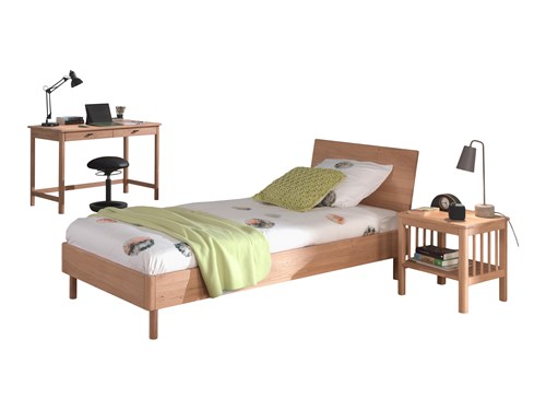 Chambres complètes-Combinaison de chambre d'enfant Forrest Oak 2-chêne-Vipack-mailleux-0