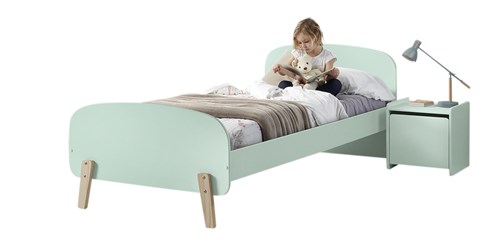 Chambres complètes-Combinaison de chambre d'enfant Kiddy 3-menthe-Vipack-mailleux-0
