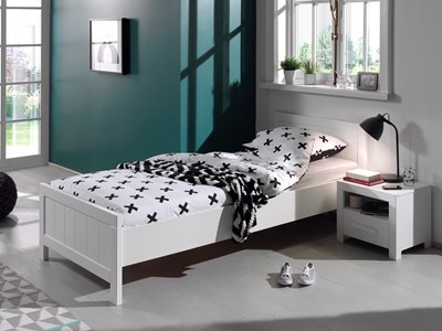 Chambres complètes-Combinaison de chambre d'enfant Erik 3-blanc de la collection erik-Vipack-mail-1