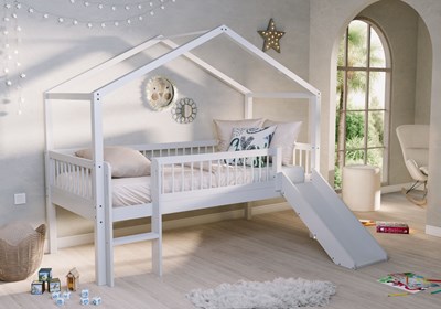 Chambres complètes-Combinaison de chambre d'enfant Forrest Beech hêtre laqué blanc-Vipack-mailleu-6