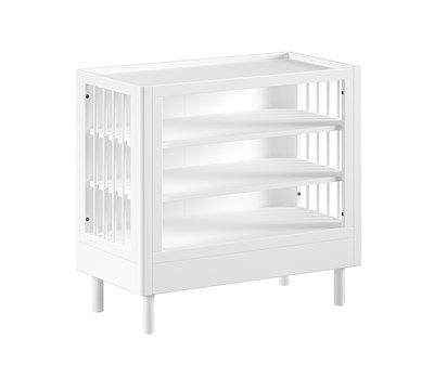 Chambres complètes-Combinaison de chambre d'enfant Forrest Beech 4-hêtre laqué blanc-Vipack-maill-6