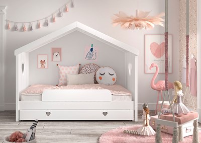 Chambres complètes-Combinaison de chambre d'enfant Amori 2-blanc-Vipack-mailleux-1