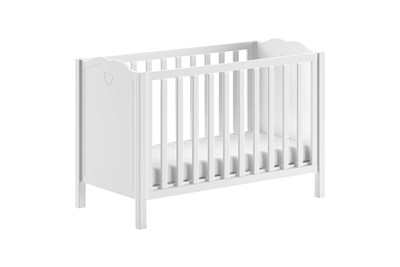 Lit bébé-AMORI LIT BÉBÉ AMORI 60 x 120 cm BLANC-Vipack-mailleux-4