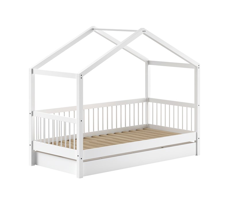 Chambres complètes-Combinaison de chambre d'enfant Forrest Beech hêtre laqué blanc-Vipack-mailleu-0
