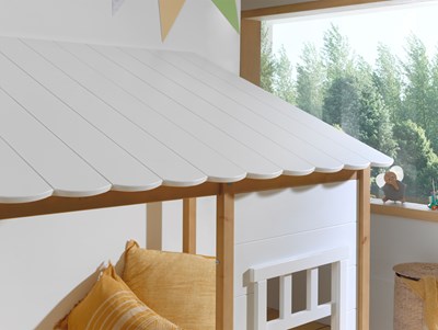 Lit enfant-HOUSEBED LIT CABANE (05) 90 x 200 cm BLANC-Vipack-mailleux-5