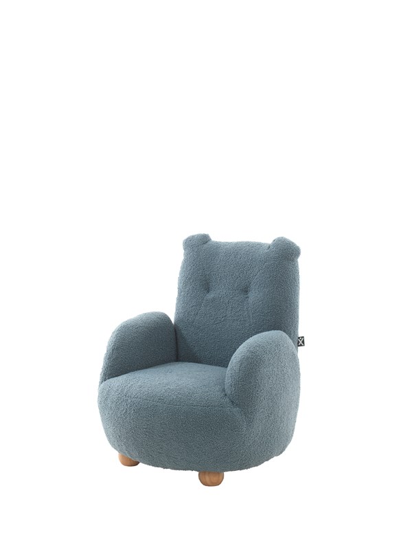 Chaise à bascule-ROCKY SOFA OURS MINI BOUCLÉ DAVIS BLEU-Vipack-mailleux-0