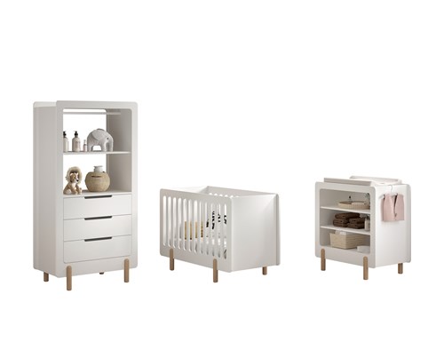 Chambres complètes-Combinaison de chambre d'enfant Smile-Vipack-mailleux-0