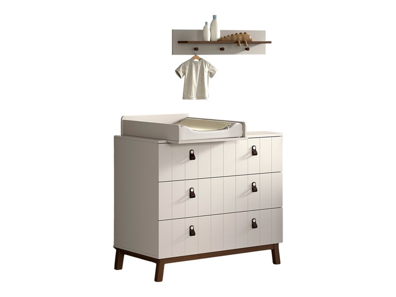 Chambres complètes-Combinaison de chambre d'enfant Sezane 4-clay-Vipack-mailleux-0