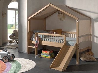 Chambres complètes-Combinaison de chambre d'enfant Forrest Oak chêne-Vipack-mailleux-1