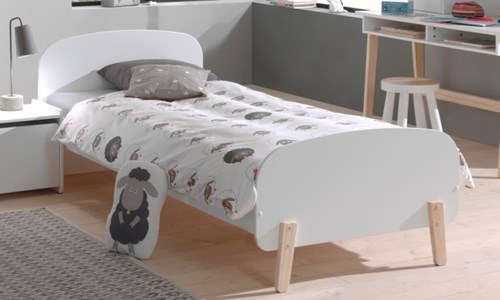 Lit enfant-KIDDY LIT 90 x 200 cm BLANC-Vipack-mailleux-1