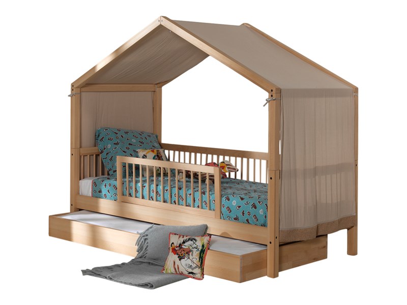 Chambres complètes-Combinaison de chambre d'enfant Forrest Beech hêtre nature-Vipack-mailleux-0