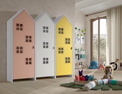 Chambres complètes-Combinaison de chambre d'enfant Casami 6-Vipack-mailleux-1