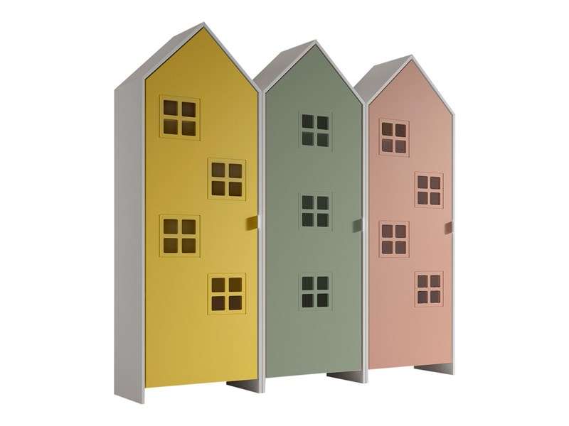 Chambres complètes-Combinaison de chambre d'enfant Casami 8-Vipack-mailleux-0