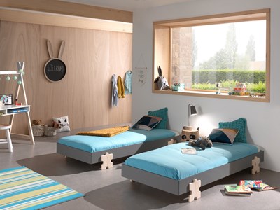 Chambres complètes-Combinaison de chambre d'enfant Modulo 4-Vipack-mailleux-5