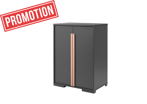 Garde-robe-LONDON ARMOIRE 2 PORTES POUR LDHS9080-Vipack-mailleux-0