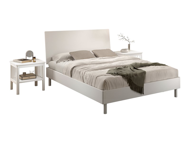 Chambres complètes-Combinaison de chambre d'enfant Forrest Beech hêtre blanc laqué-Vipack-mailleu-0