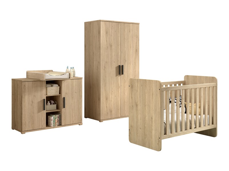 Chambres complètes-Combinaison de chambre d'enfant Sam 2-Vipack-mailleux-0