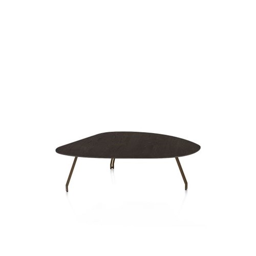 Tables de salon-Mogana, Table basse 120 x 75 cm placage de chêne, pieds brun acier-Henders & Haze-0