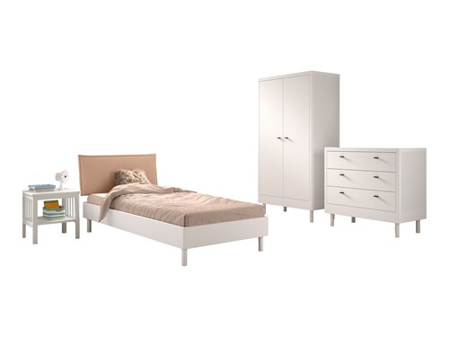Chambres complètes-Combinaison de chambre d'enfant Forrest Beech 4-hêtre laqué blanc-Vipack-maill-0