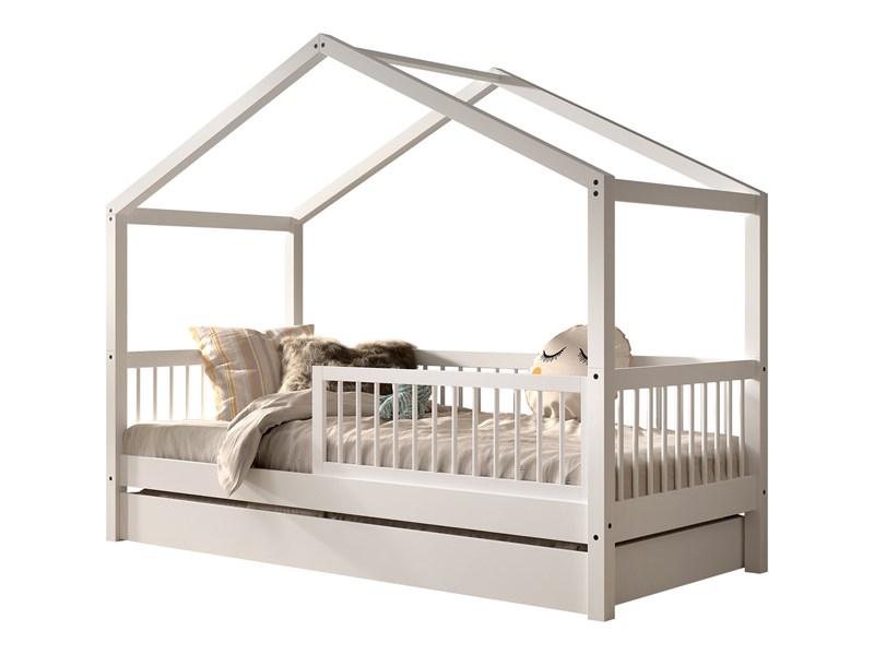 Chambres complètes-Combinaison de chambre d'enfant Forrest Beech hêtre laqué blanc-Vipack-mailleu-0