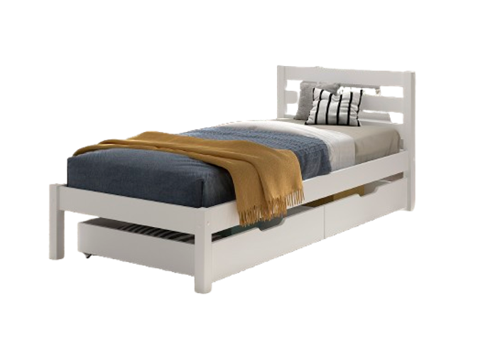 Chambres complètes-Combinaison de chambre d'enfant Pino finition blanc-Vipack-mailleux-0