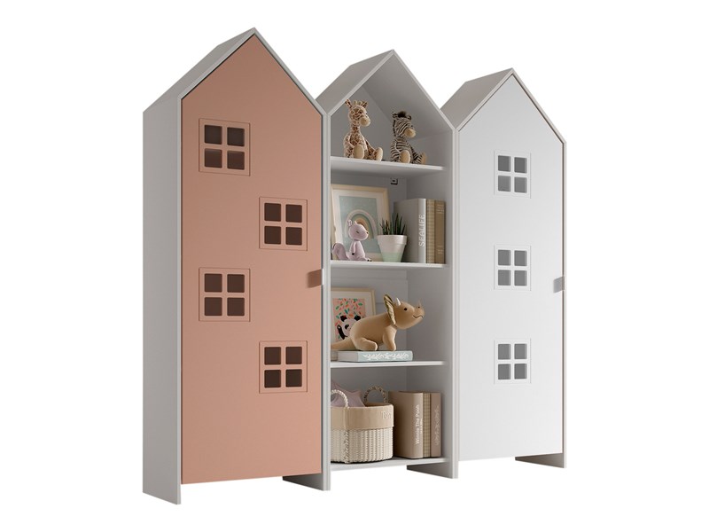 Chambres complètes-Combinaison de chambre d'enfant Casami 5-Vipack-mailleux-0