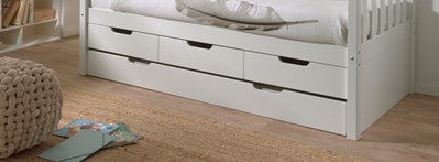 Lit tiroir-FRITZ LIT GIGOGNE 90 x 190 cm BLANC-Vipack-mailleux-3