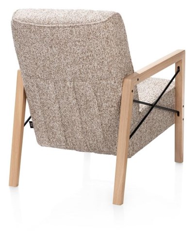Fauteuils cuir-Northon, fauteuil avec accoudoir en bois vintage clay  white  black-Henders & Haze-20