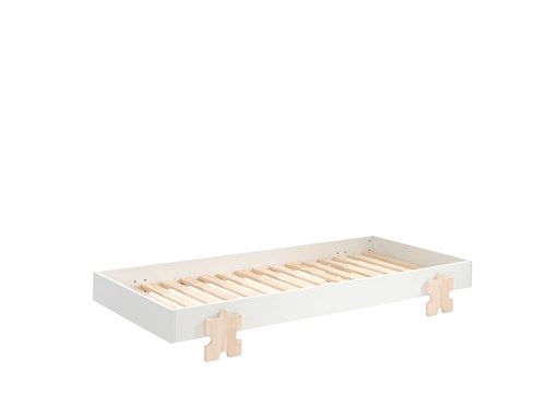 Lit enfant-MODULO LIT PUZZLE 90 x 200 cm BLANC-Vipack-mailleux-0
