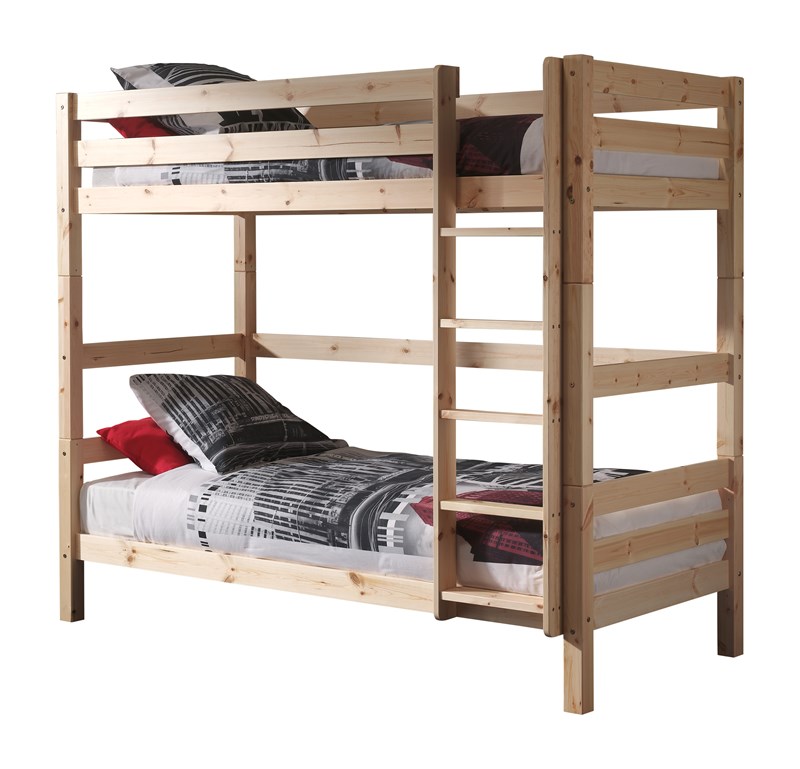 Lit superposé-PINO LIT SUPERPOSÉ (H 180cm) 90 x 200 cm NATUREL-Vipack-mailleux-0