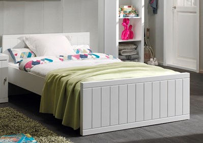 Lit enfant-ROBIN LIT 120 x 200 cm BLANC-Vipack-mailleux-1