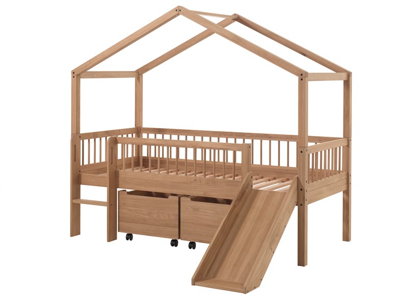 Chambres complètes-Combinaison de chambre d'enfant Forrest Oak chêne-Vipack-mailleux-0