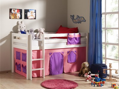 Chambres complètes-Cette PINO-combinaison se compose des éléments suivants  PINO lit compact blan-1