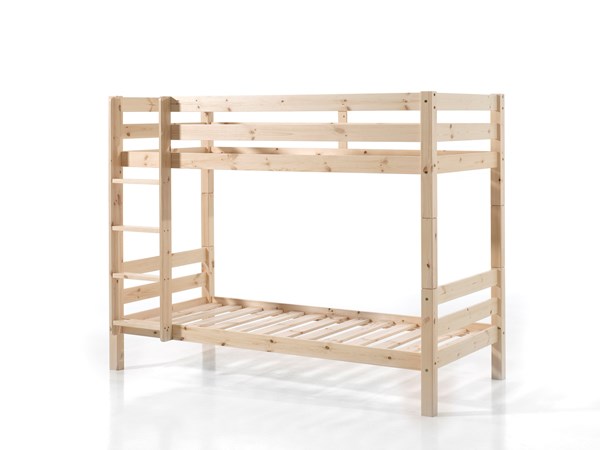 Lit superposé-PINO LIT SUPERPOSÉ (H 160cm) 90 x 200 cm NATUREL-Vipack-mailleux-0