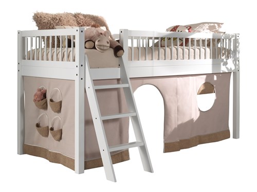 Chambres complètes-Combinaison de chambre d'enfant Forrest Beech hêtre laqué blanc-Vipack-mailleu-0