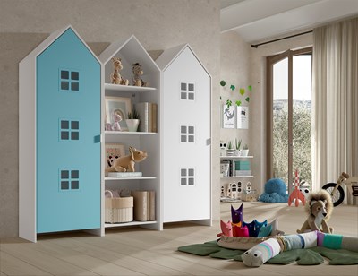 Chambres complètes-Combinaison de chambre d'enfant Casami 2-Vipack-mailleux-1