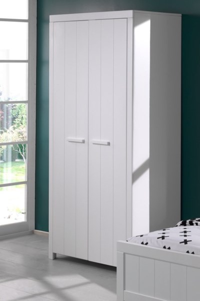 Chambres complètes-Combinaison de chambre d'enfant Erik 5-blanc de la collection erik-Vipack-mail-13