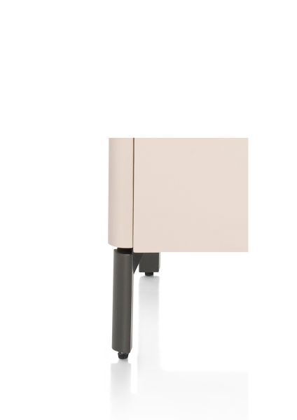 Meubles TV-Trentino, Jeu de pieds trentin - graphite-Xooon-mailleux-0