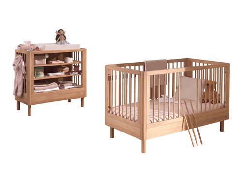 Chambres complètes-Combinaison de chambre d'enfant Forrest Oak 1-chêne-Vipack-mailleux-0