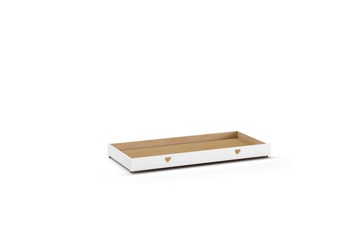 Lit tiroir-AMORI LIT GIGOGNE POUR AMCB9014 90 x 190 cm BLANC-Vipack-mailleux-0