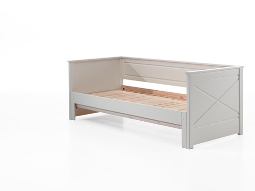 Lit enfant-PINO  SCOTT LIT AMOUVABLE (93) 90 x 200 cm BLANC-Vipack-mailleux-0
