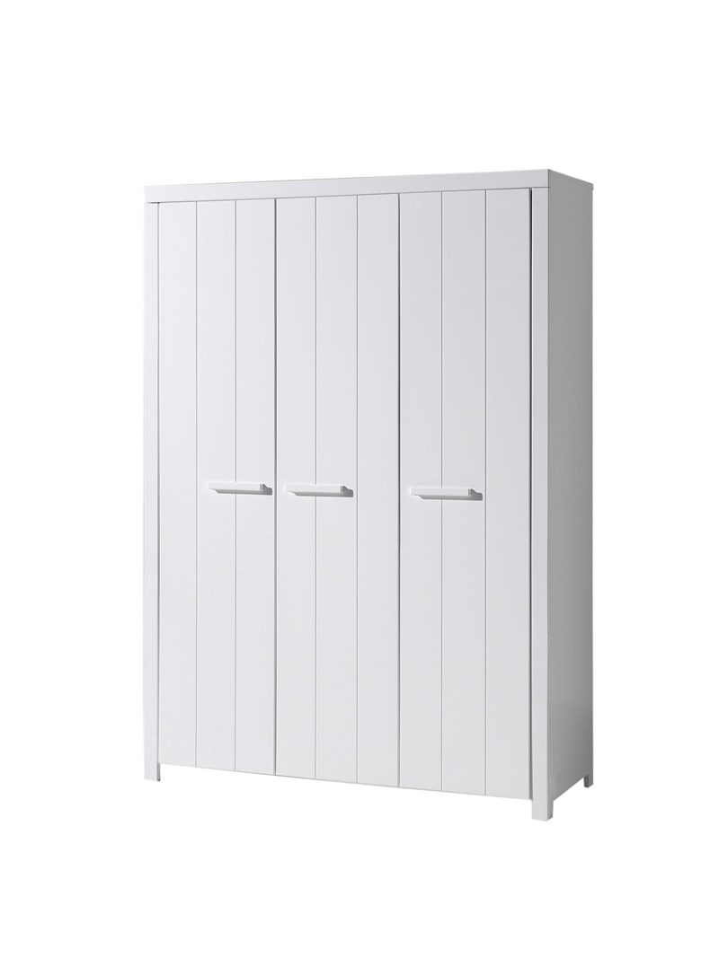 Garde-robe-ERIK ARMOIRE 3 PORTES BLANC-Vipack-mailleux-0