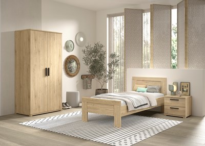 Chambres complètes-Combinaison de chambre d'enfant Sam 2-Vipack-mailleux-1