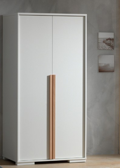 Garde-robe-LONDON ARMOIRE 2 PORTES BLANC-Vipack-mailleux-1