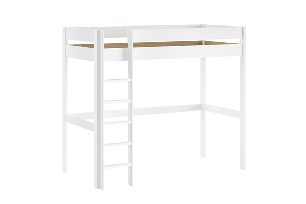 Lit mezzanine-PRIMO LIT MEZZANINE 90 x 200 cm BLANC-Vipack-mailleux-0