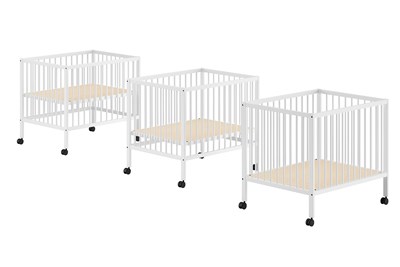 Parc bébé-DINO PARC BÉBÉ 95 x 75 cm BLANC-Vipack-mailleux-3