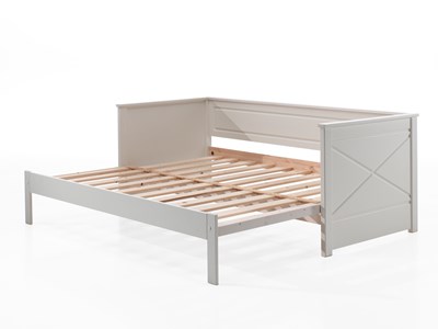 Lit enfant-PINO  SCOTT LIT AMOUVABLE (93) 90 x 200 cm BLANC-Vipack-mailleux-3