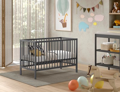 Lit bébé-DINO LIT BÉBÉ 60 x 120 cm ANTHRACITE-Vipack-mailleux-1